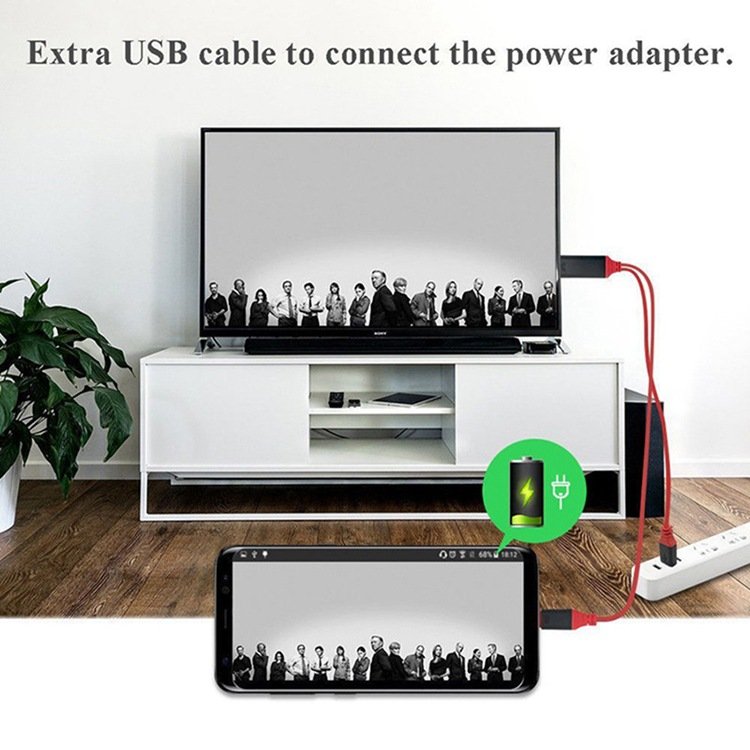USB3.1 Type C To Hdmi Video Cable Android Phone With Screen Cable Cable 4k Usb HD Cable