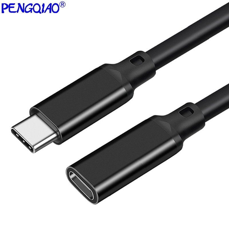Type-c Extension Cable Male To Female Adapter Cable USB3.2 Data Cable 4K Projection Cable Docking Station Hard Drive Connection Cable